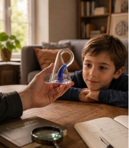 MINI BOUTEILLE DE KLEIN EN VERRE