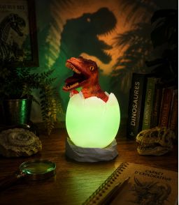 VEILLEUSE DINOSAURE T-REX (SORTANT DE L'OEUF)