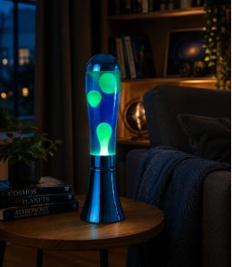 LAMPE A LAVE MAGMA - BLEU/VERT