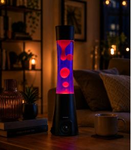 LAMPE A LAVE ENCEINTE BLUETOOTH