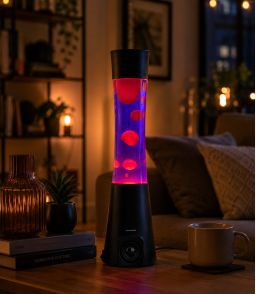 LAMPE A LAVE ENCEINTE BLUETOOTH