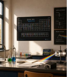 TABLEAU PERIODIQUE DES SPECTRES LUMINEUX