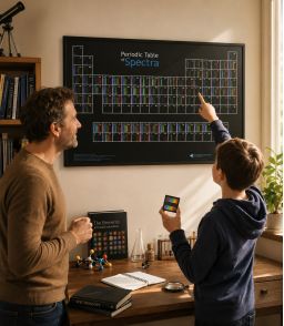 TABLEAU PERIODIQUE DES SPECTRES LUMINEUX
