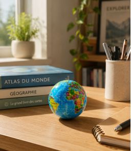 BALLE ANTI-STRESS GLOBE TERRESTRE