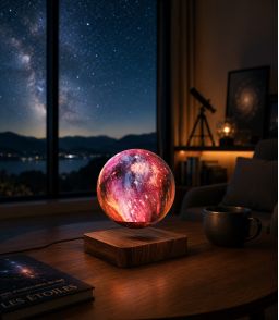 GLOBE GALAXIE EN LEVITATION