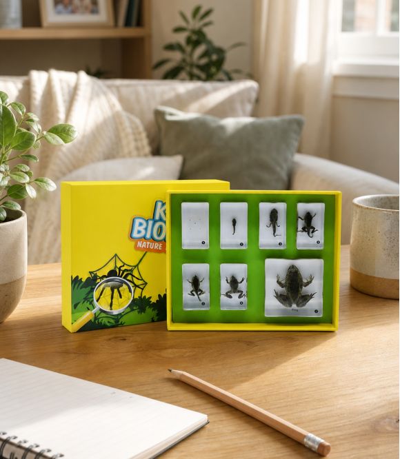 COFFRET CYCLE DE VIE DE LA GRENOUILLE