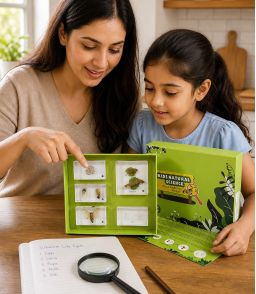 COFFRET CYCLE DE VIE DU VERS A SOIE