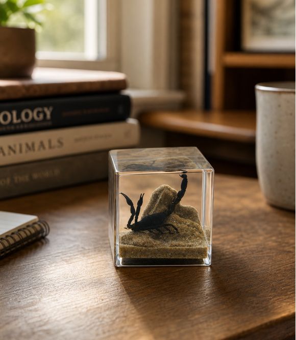 CUBE INCLUSION SCORPION