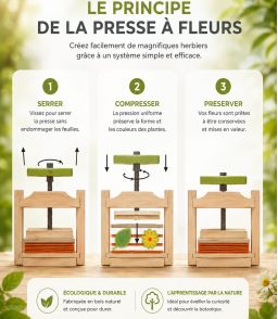 PRESSE A FEUILLES ET FLEURS