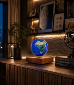 GLOBE TERRESTRE GEOMINI EN LEVITATION