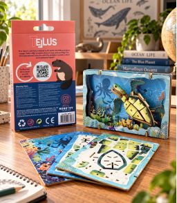 CARTE PUZZLE 3D - TORTUE