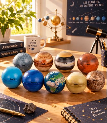 BALLES ANTI-STRESS PLANETES DU SYSTEME SOLAIRE