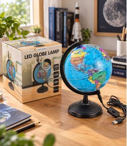 LAMPE LED USB MINI GLOBE TERRESTRE