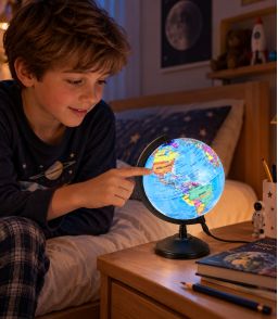 LAMPE LED USB MINI GLOBE TERRESTRE