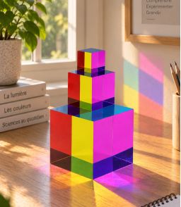 CMY CUBE – CUBE OPTIQUE SYNTHESE DES COULEURS
