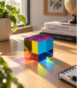 CMY CUBE – CUBE OPTIQUE SYNTHESE DES COULEURS