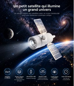 PROJECTEUR SATELLITE A DISQUES