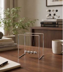 PENDULE DE NEWTON METALLIQUE