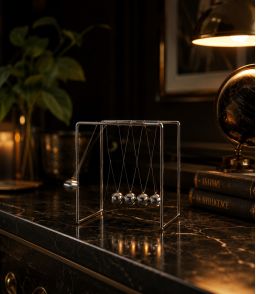 PENDULE DE NEWTON METALLIQUE