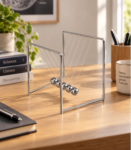 PENDULE DE NEWTON METALLIQUE