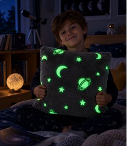 COUSSIN ESPACE PHOSPHORESCENT