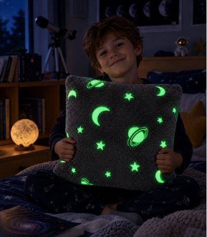 COUSSIN ESPACE PHOSPHORESCENT