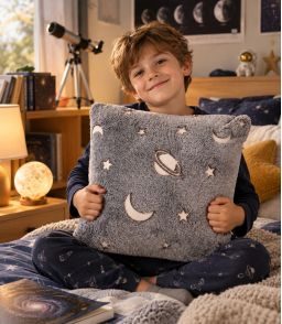 COUSSIN ESPACE PHOSPHORESCENT