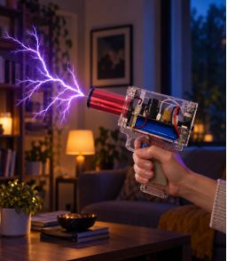 BOBINE DE TESLA FORME PISTOLET