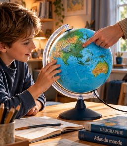 GLOBE TERRESTRE LUMINEUX Ø 30 CM