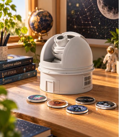 Projecteur observatoire astronomique à disques