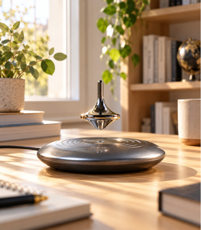 Toupie à lévitation magnétique – Gyroscope | equascience.com