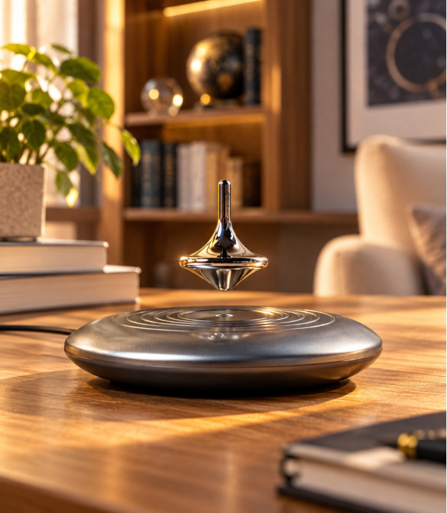 Toupie à lévitation magnétique – Gyroscope | equascience.com