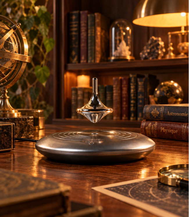 Toupie à lévitation magnétique – Gyroscope | equascience.com