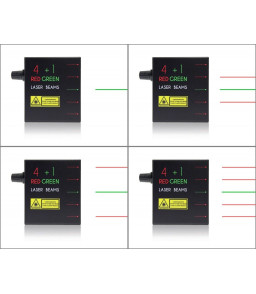 LASER 5 FAISCEAUX / 4 ROUGES + 1 VERT