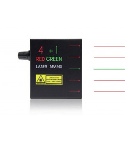 LASER 5 FAISCEAUX / 4 ROUGES + 1 VERT