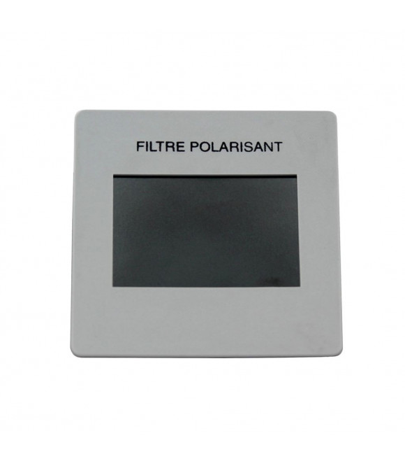 FILTRE POLARISANT EN DIAPOSITIVE