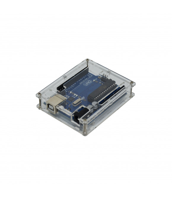 BOITIER PLASTIQUE POUR CARTE ARDUINO UNO R3