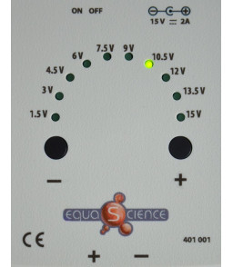 ALIMENTATION 10 TENSIONS FIXES 1.5-15 V CC - 2 A