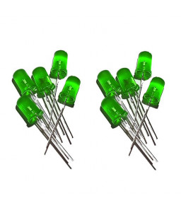Lot de 10 DEL Ø5 mm nues