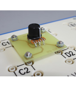 Potentiomètre sur cavalier quadripôle