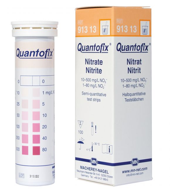 BANDELETTES DE TESTS NITRITE/NITRATE : LOT DE 100