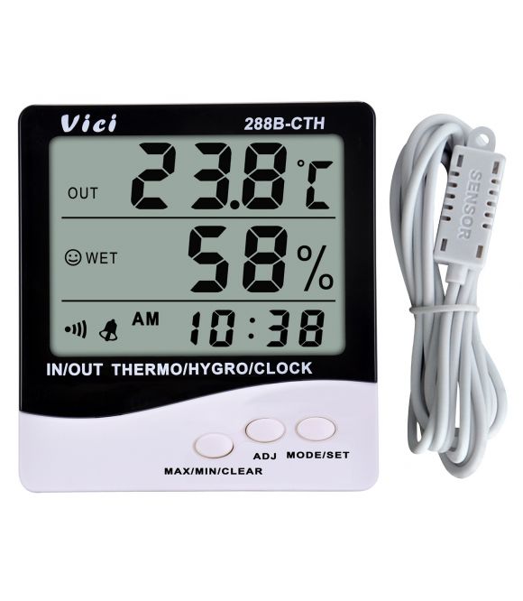 THERMOMÈTRE HYGROMETRE AMBIANT VICI