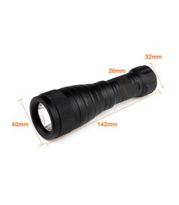 LAMPE TORCHE A LED EN ALUMINIUM ANODISE