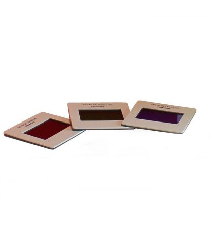 LOT DE 3 FILTRES COULEURS PRIMAIRES RVB