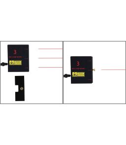 LASER 3 FAISCEAUX ROUGES