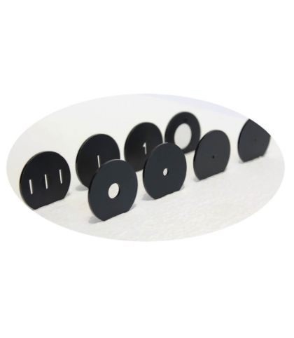 JEU DE 8 JETONS DIAPHRAMES ET FENTES Ø40MM  EN PLASTIQUE