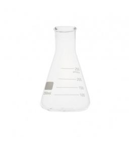 ERLENMEYER COL ETROIT EN VERRE BOROSILICATE