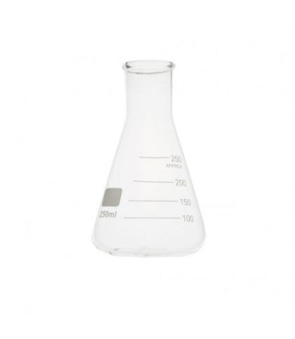 ERLENMEYER COL ETROIT EN VERRE BOROSILICATE