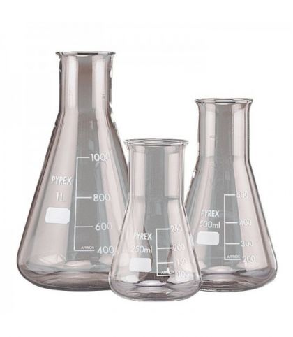 ERLENMEYER COL LARGE EN PYREX