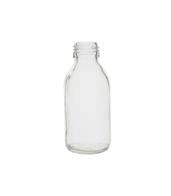 Flacon en verre blanc